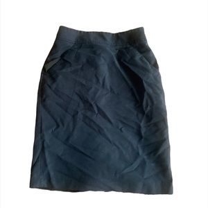 Navy Blue Business Skirt